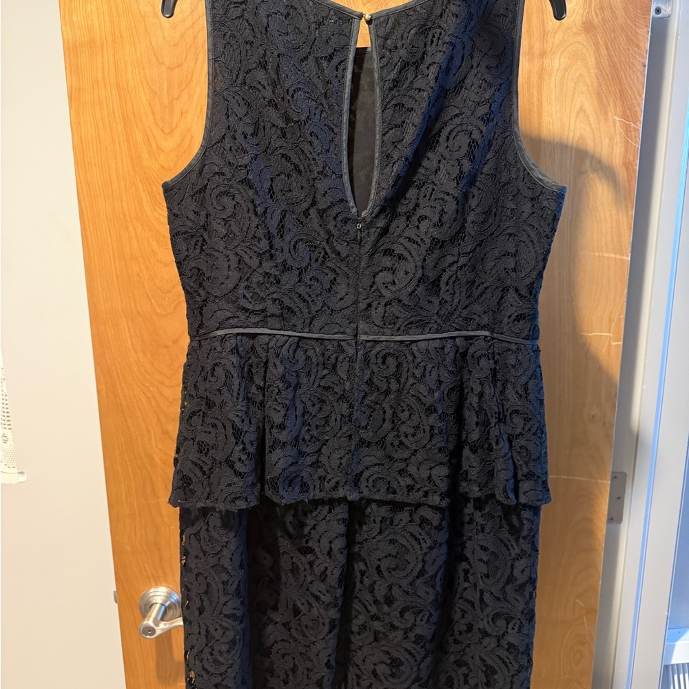 Banana Republic Elegant Black Lace Mini Dress - Picture 5 of 6